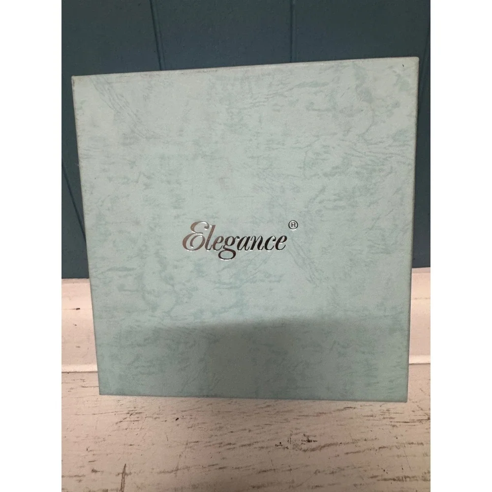 Elegance Photo Frame 5x7 Rose Gold Glitter Sparkle Rhinestone Accent Gift Boxed